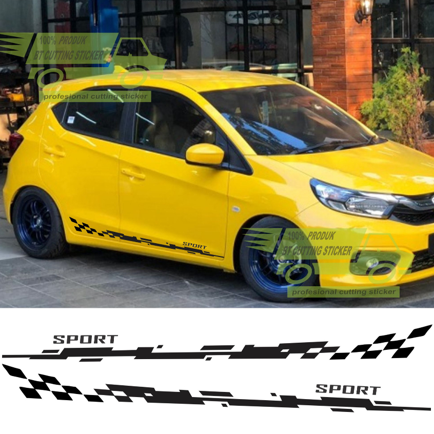 BRIO31 Stiker mobil honda brio stiker brio modifikasi stiker mobil honda brio