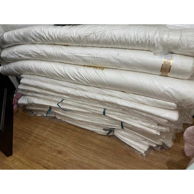 kain armani silk broken white || kain silk || kain armani silk rollan