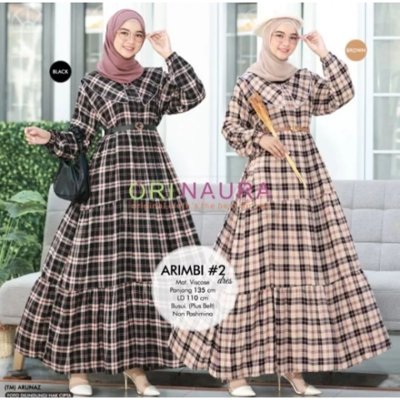 0 gamis wanita LGI tren 2022/baju gamis MIDI DRES motif kotak kotak terbaru/gamis wanita dewasa vira