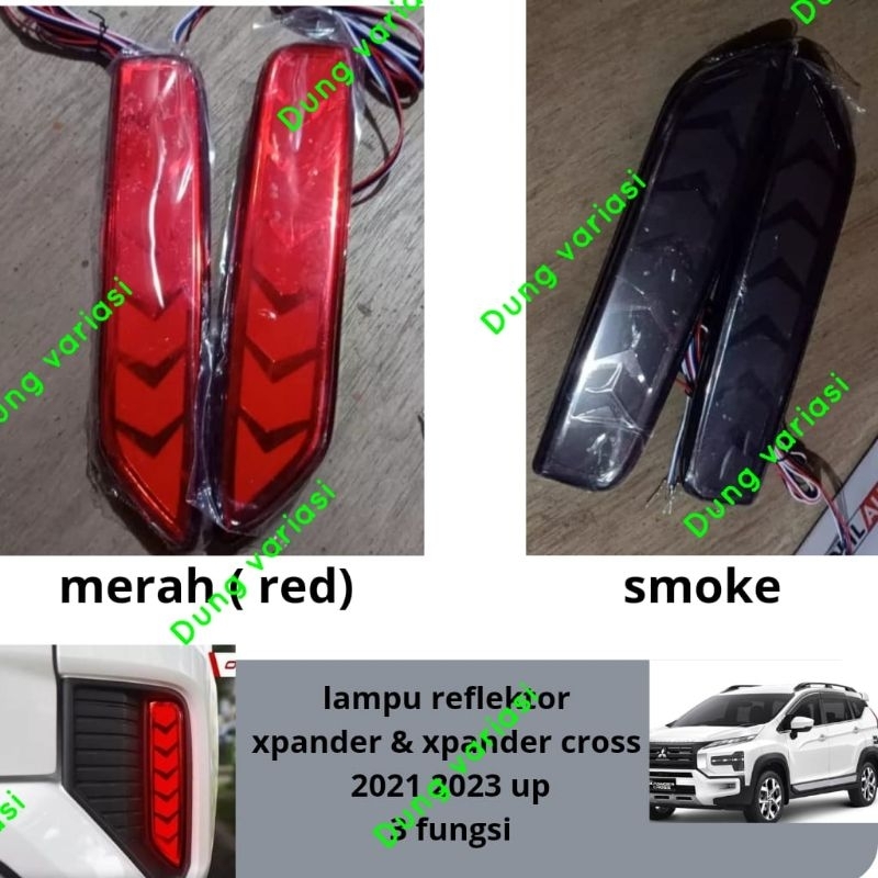 lampu reflektor belakang mobil xpander / xpander cross 3fungsi 2021-2023