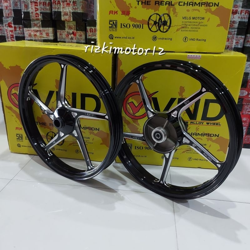 VELG RACING VND AK55 JUPITER Z/VEGA Z1 /FIZ R SIZE 17 140/160 MOTIF ENKEI