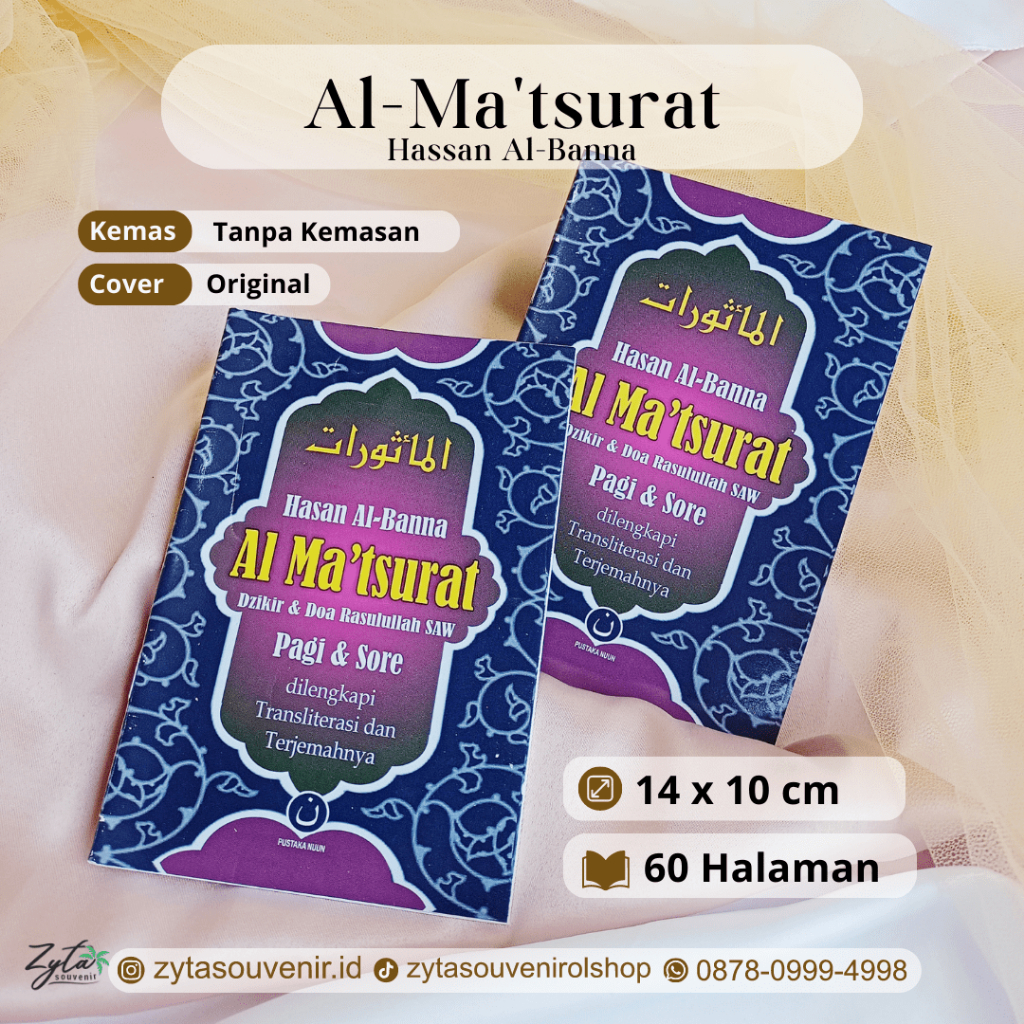 Al Matsurat/matsurat Dzikir Pagi Petang Al Banna Original ukuran Besar | Zyta Souvenir