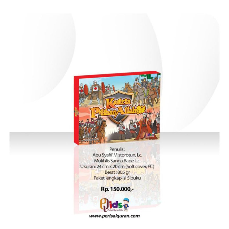 Buku Anak Muslim | Ksatria Pilihan Allah | Paket lengkap isi 5 buku|