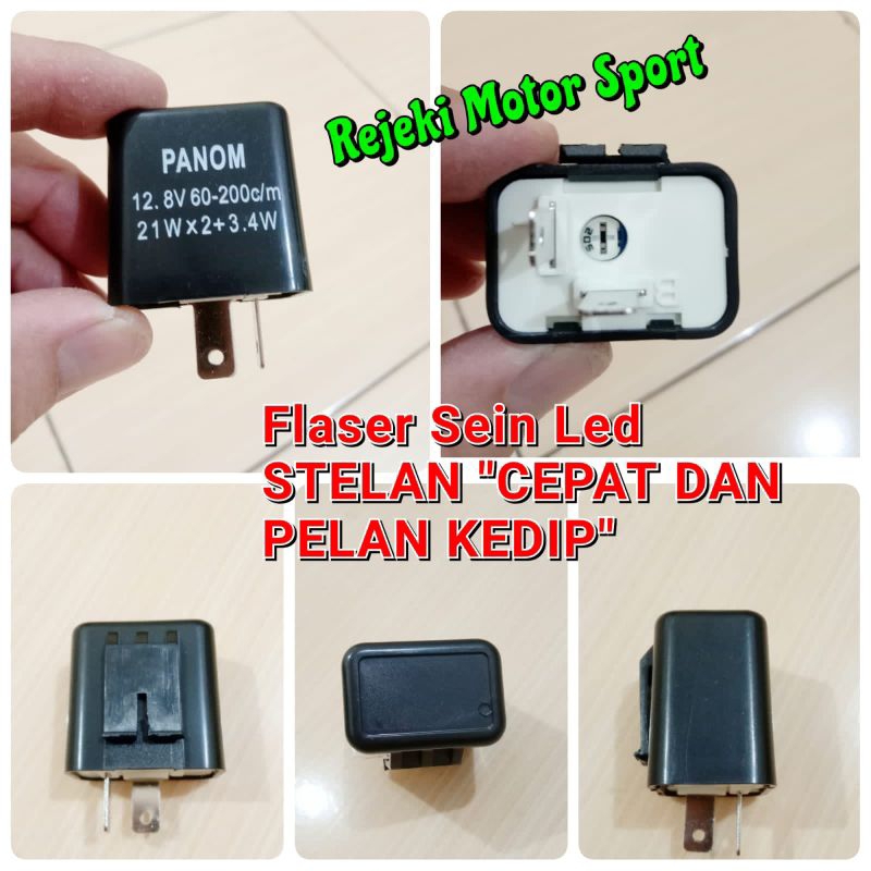 relay sein/flaser sein kedip/flaser kedip sen motor (bisa stel cepat pelan kedip )flaser sein LED