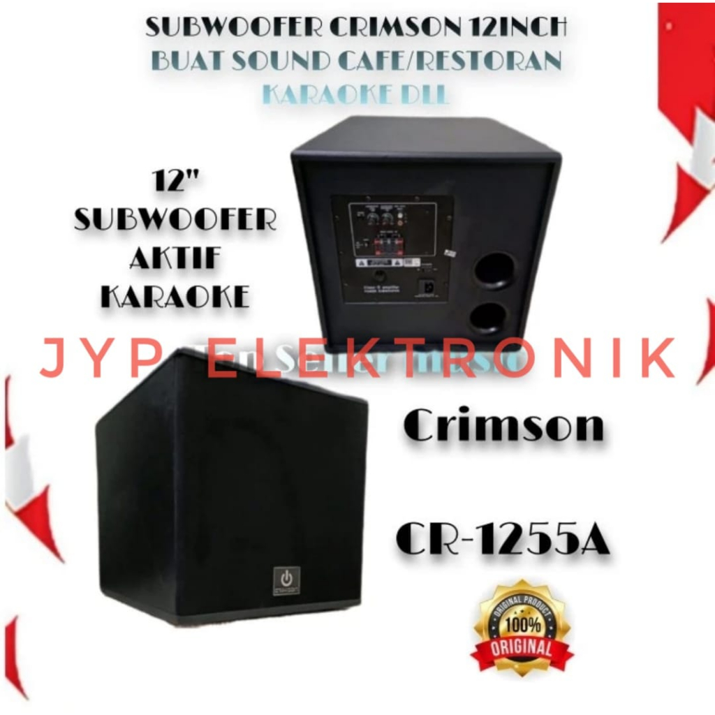 SUBWOOFER AKTIF CRIMSON CR 1255A ORIGINAL SUB CRIMSON 12INCH