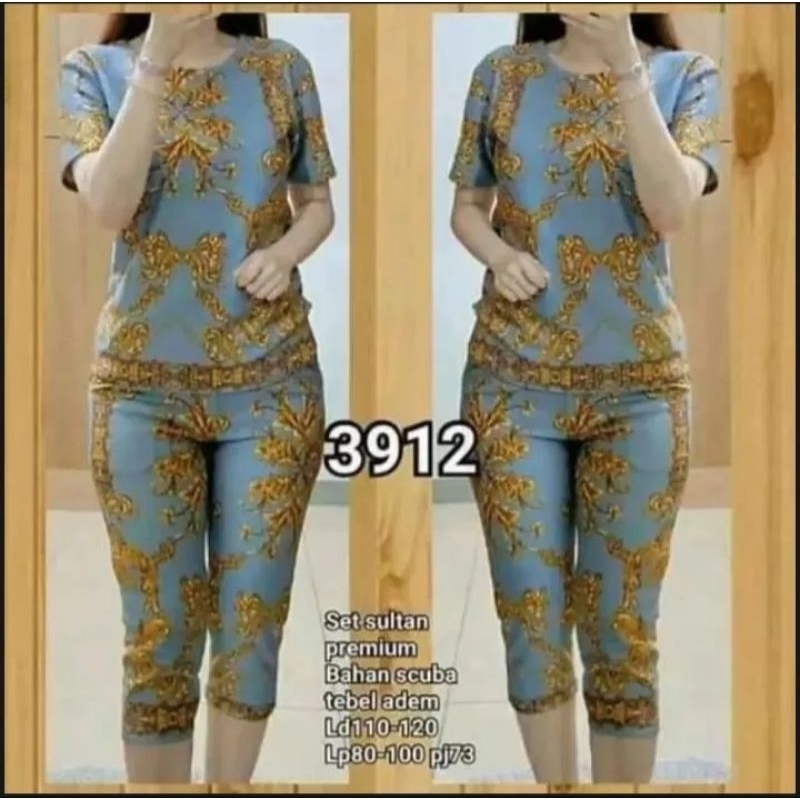 SETELAN  SULTAN PREMIUM BISA COD //Setelan  Motif Sultan / Setcel sultan elegant // SETCEL SULTAN TE