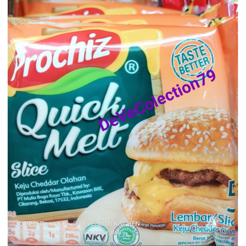 

Keju Prochiz Quick Melt Slice 5'S