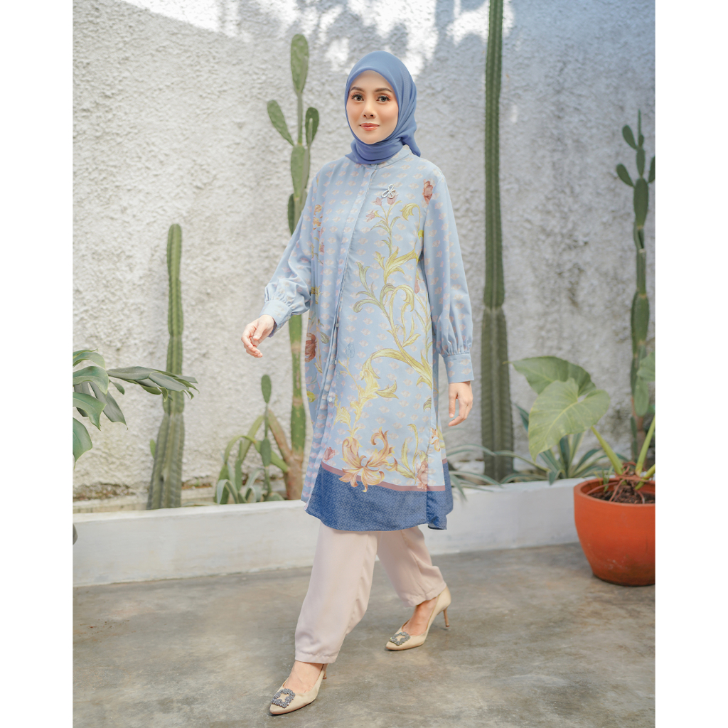ARSSCARF Halina Tunic Shirt - Blue