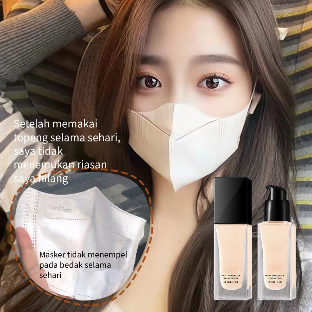 (COD)Foundation Liquid Concealer Cream Waterproof No Makeup Air Cushion BB Cream Primer Stick Moisturizing Student Foundation Cream