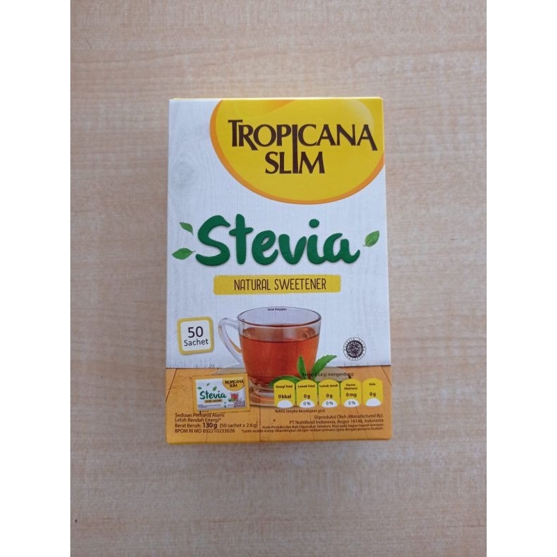 

Tropicana slim stevia 50sachet