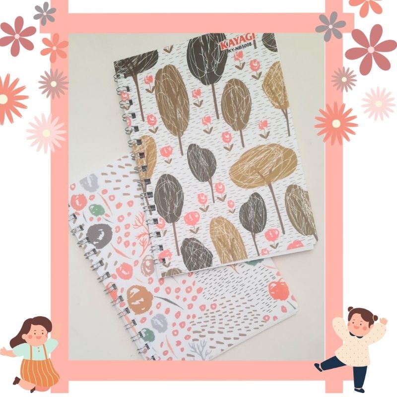 

spiral book A5 floral edition