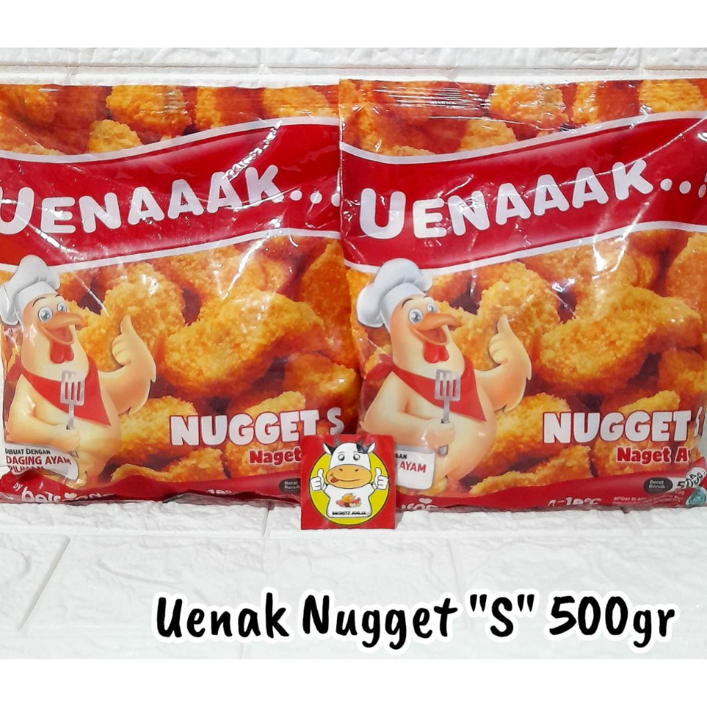 

BELFOODS CHICKEN NUGGET "S" 500GR - UENAAK CHICKEN NUGGET "S" 500GR - FROZEN FOOD - BRONTZ JOGJA
