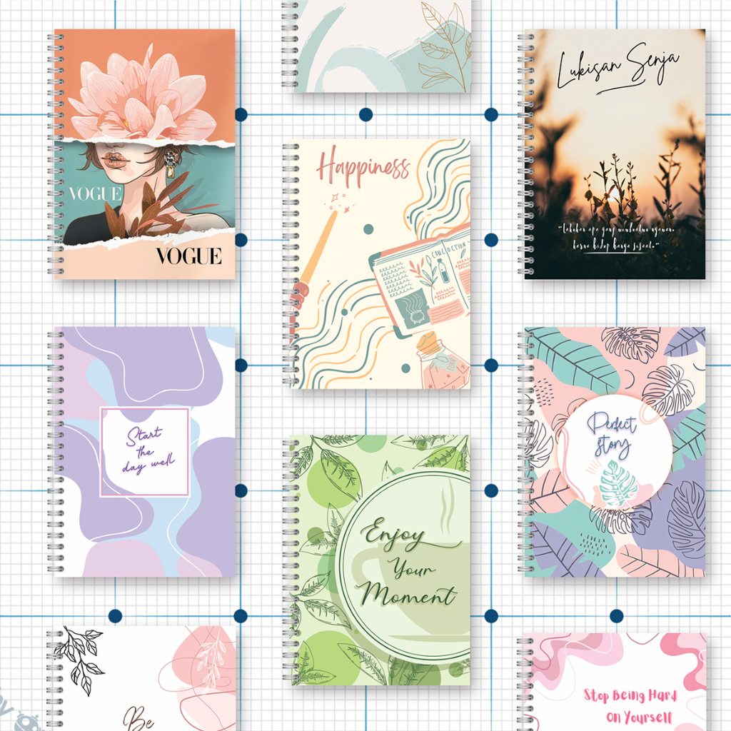 

NOTEBOOK SPIRAL A5 / BUKU CATATAN A5 / DIARY BOOK JOURNAL BOOK