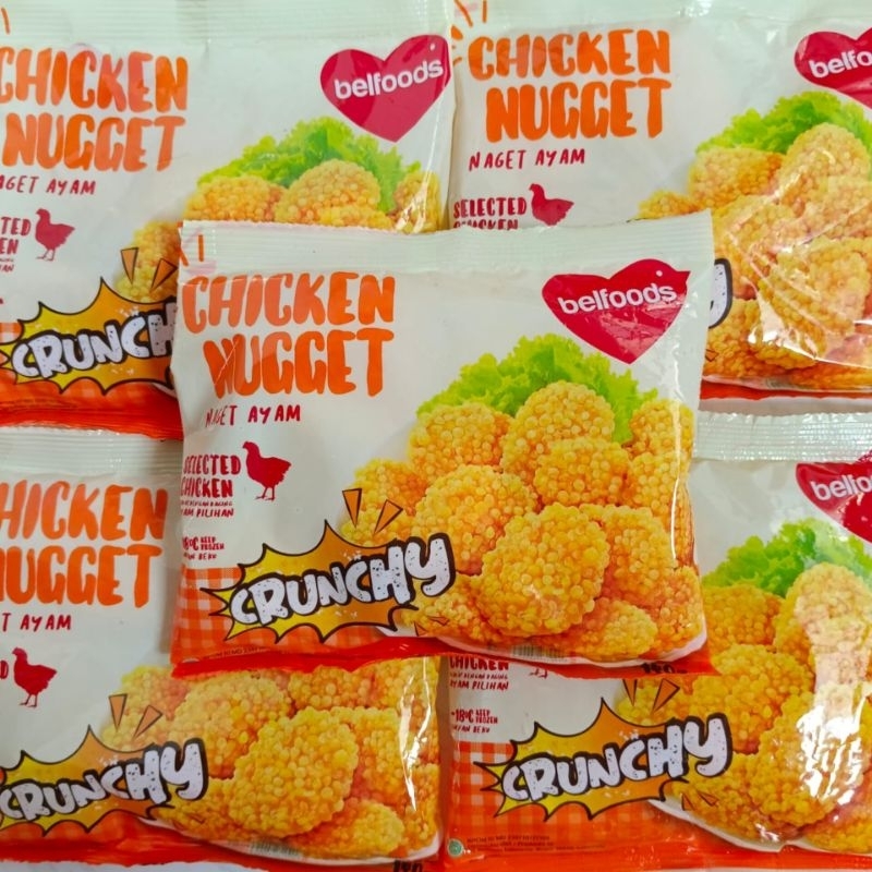 

BELFOODS CHICKEN NUGGET CRUNCHY / BELFOODS NUGGET CRISPY 140gr