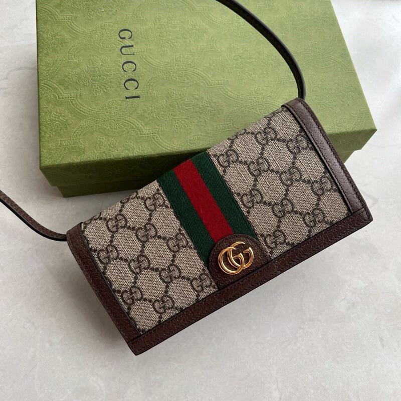 TAS SELEMPANG BRANDED WANITA ORIGINAL - Gucci ophidia GG mini woc strap