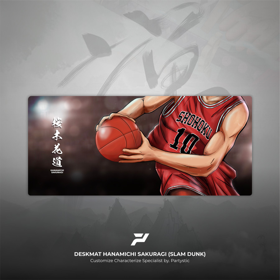 Partystic Deskmat Hanamichi Sakuragi (Slam Dunk)