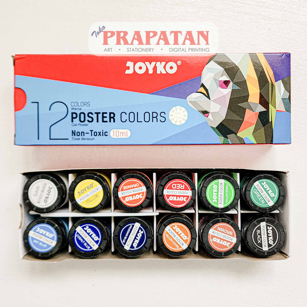 

Joyko Poster Color Set 12x10ml | Cat Poster Set