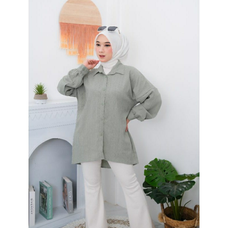 kemeja lady crush atasan lady crush viral