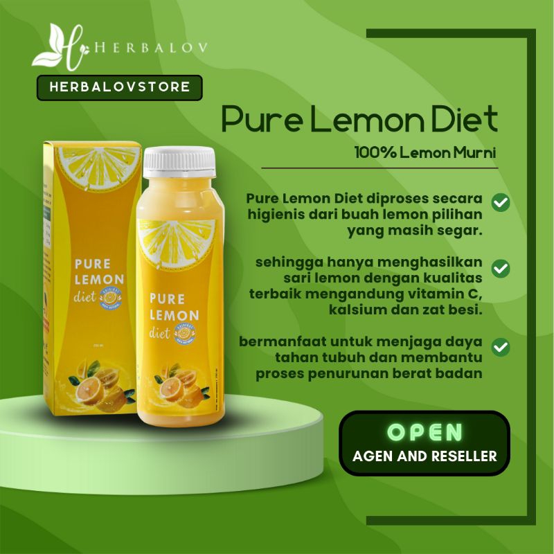 

PURE LEMON DIET HERBALOV | SARI LEMON HERBALOV | PURE LEMON DIET DBH | DIET BAHAGIA HERBALOV