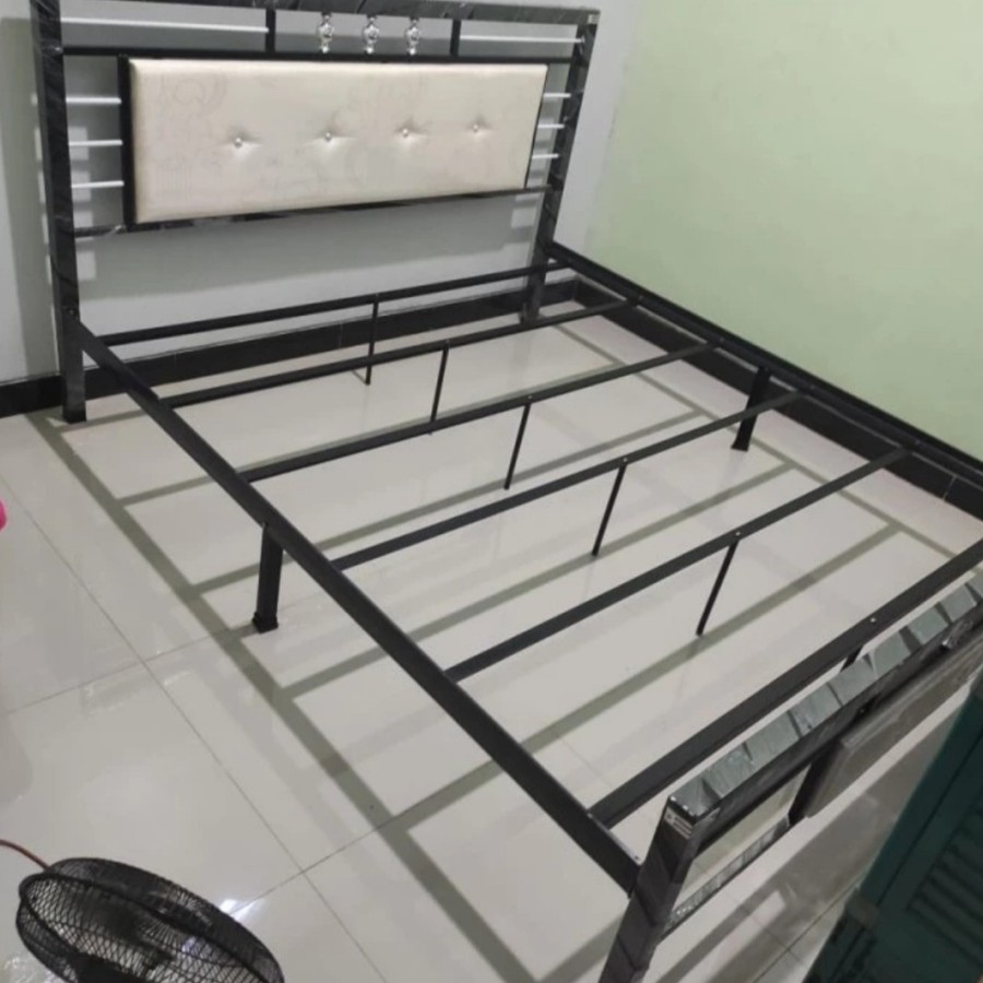 Ranjang Besi 180x200 Ranjang/ divan Springbed kuat Awet Bandung