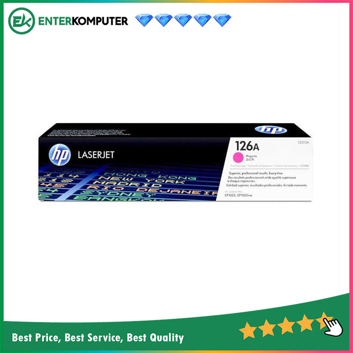 HP Toner 126A Magenta (CE313) For HP Color LaserJet CP1025, CP1025NW