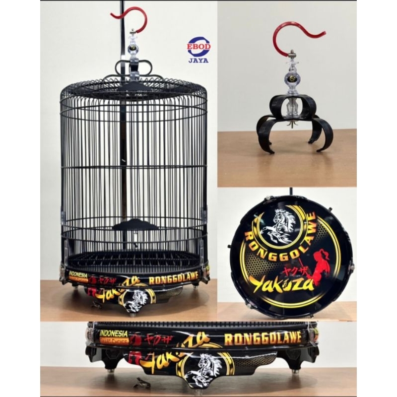 KANDANG SANGKAR MURAI EBOD JAYA PVC DECAL RONGGOLAWE YAKUZA