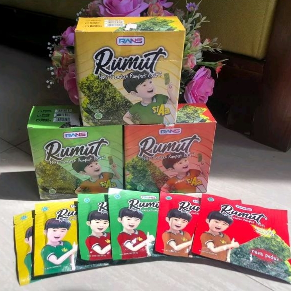 

RUMUT NORI CEMILAN RUMPUT LAUT 1 BOX ISI 12 PCS SI Aa rasa sapi ayam pedas