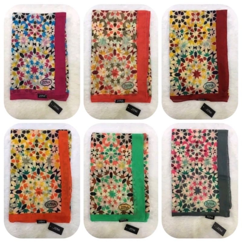 ZOYA -KERUDUNG PASHMINA PANJANG MOTIF FAYOLA by ZOYA ORIGINAL (COD)