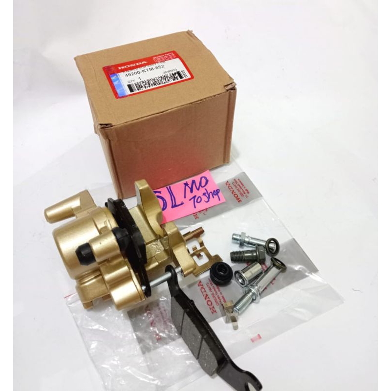 kaliper caliper cakram belakang/palababi belakang satu set buat Supra x 125, Supra x 125 fi, Blade