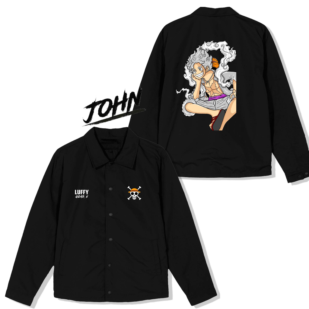 Jaket Coach Anime One Piece / Jaket One Piece Gear 5 Luffy Anime