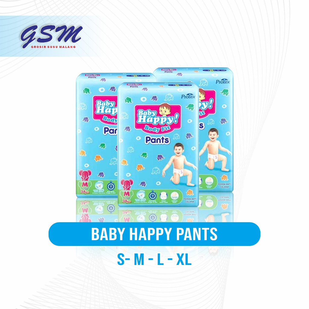Baby Happy Pants (S40, M32, L28, XL26)