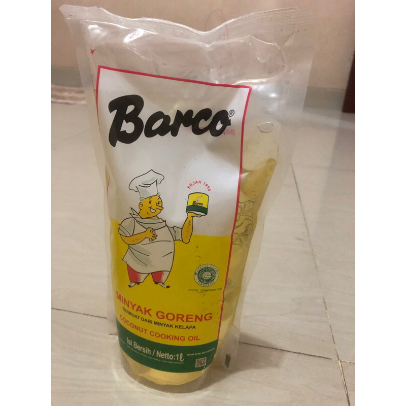 

BARCO MINYAK KELAPA JERNIH 1 Liter