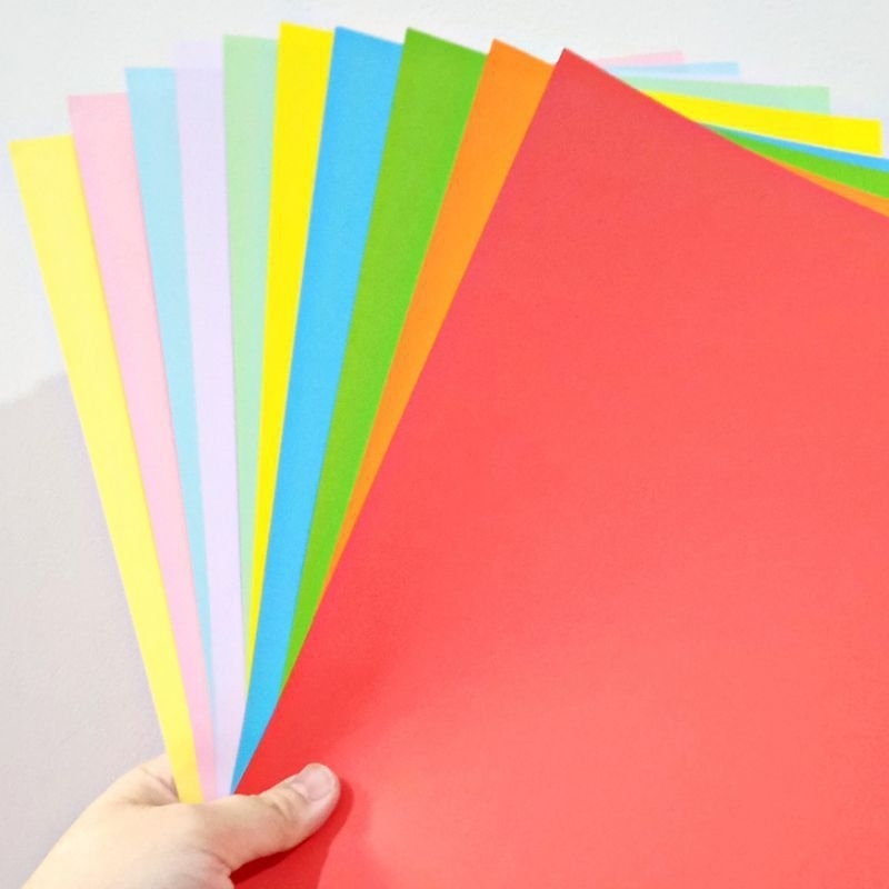 

[ PACK ISI 20 LEMBAR MURAH ] Kertas HVS Warna Spectra A4 80 Gram [ 13 VARIAN WARNA ]