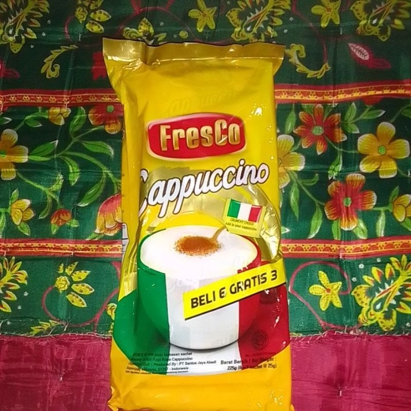 

Fresco Kopi Instan Cappucino 9pcs 225 g