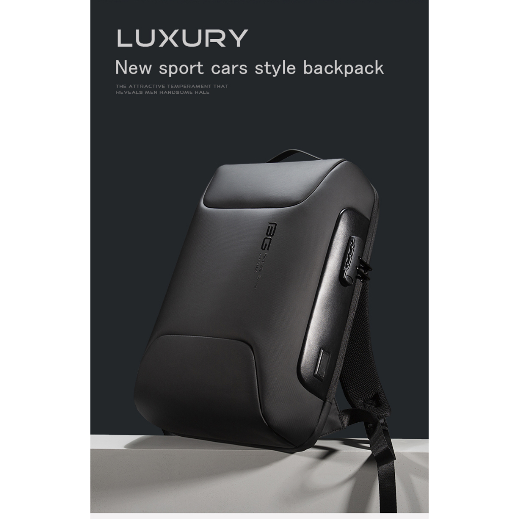 Tas Ransel Laptop Anti Maling USB Charging BANGE BG-7216