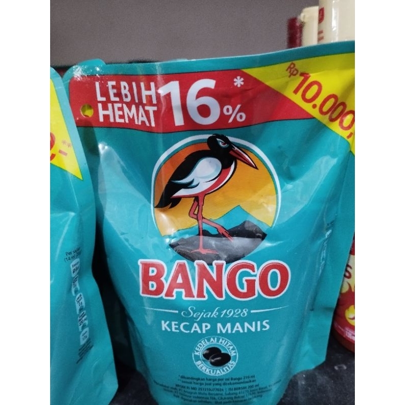 

Kecap Manis Bango Refill 210ml