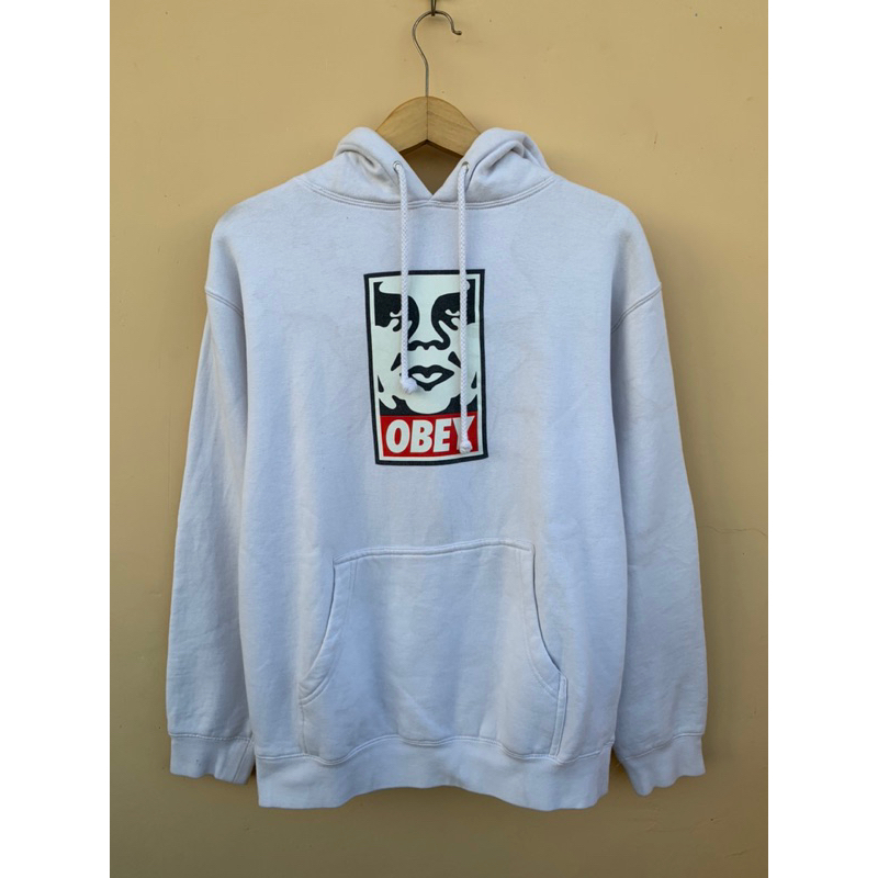 obey icon face hoodie