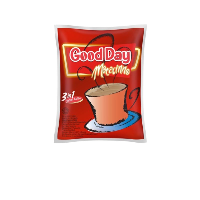 

goodday moccacino 30 sachet x 20 gr