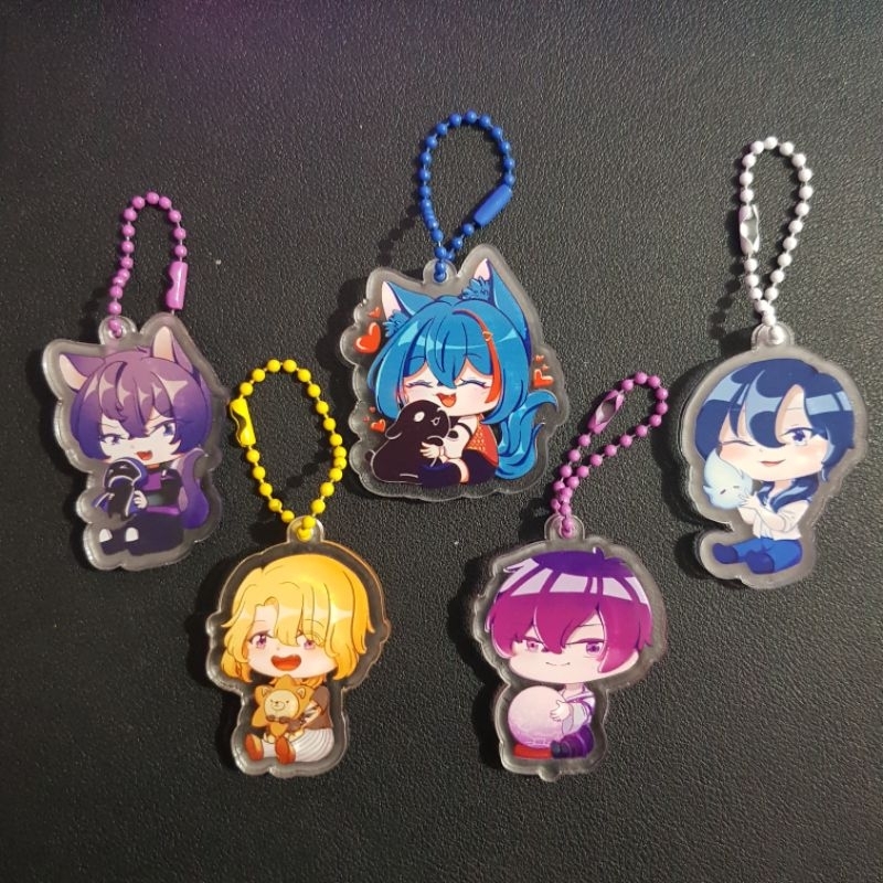 Vtuber Acrylic Keychain (U-san Shxtou Luca Merry Uki)