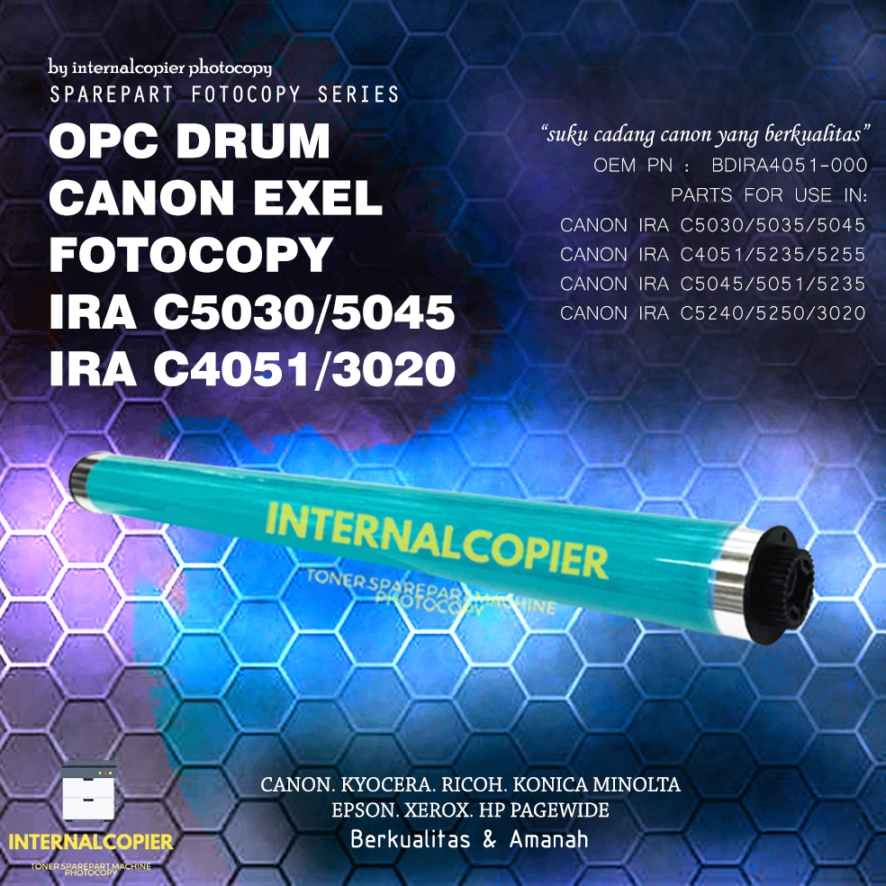 OPC Drum Canon Warna IR C 5030 3020 5035 5045 4051 5235 5255 5240 5235 5250 5240 Full Colour Fotokop