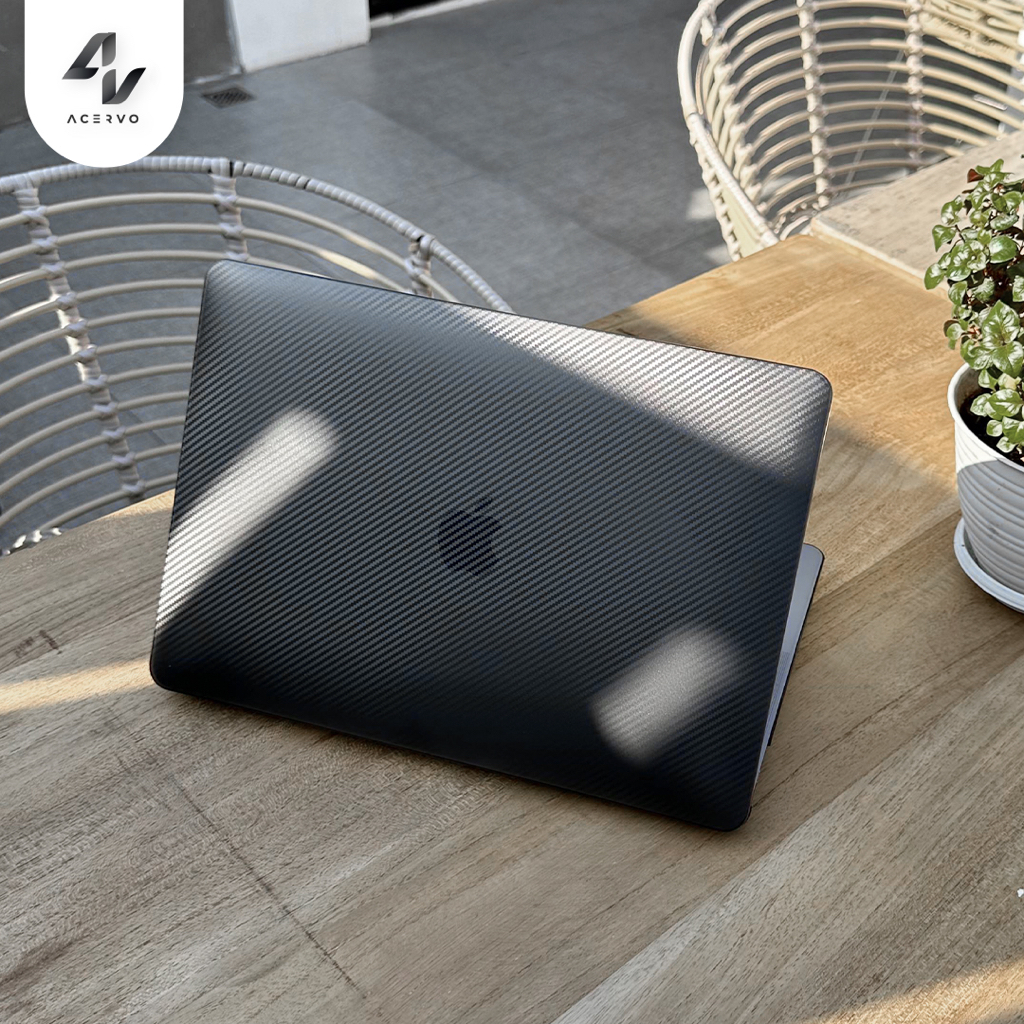 [LIMITED] MacBook Carbon Case Black Hard Case Compatible for MacBook Pro 13” / MacBook Air 13” / Mac