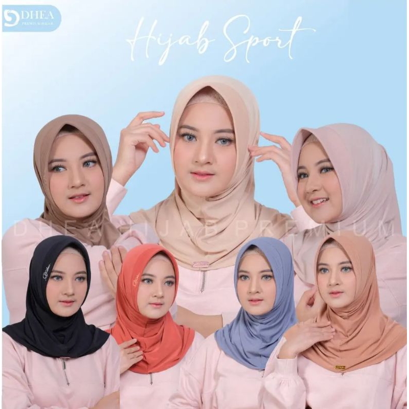 Hijab Sport/ Hijab Voli/ (Hijab murah berkualitas) - Dhea Hijab