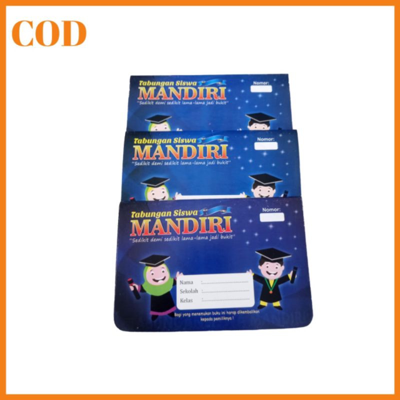 

Buku Tabungan Anak PAUD TK SD Untuk Sekolah