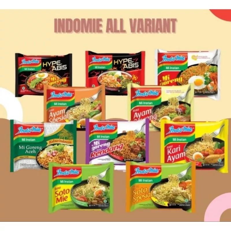 

Indomie All Variant 10pc