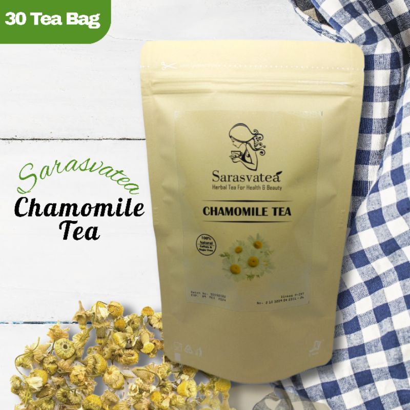 

CHAMOMILE TEA : CHAMOMILE FLOWER TEA / TEH BUNGA CHAMOMILE ISI 30 TEA BAG