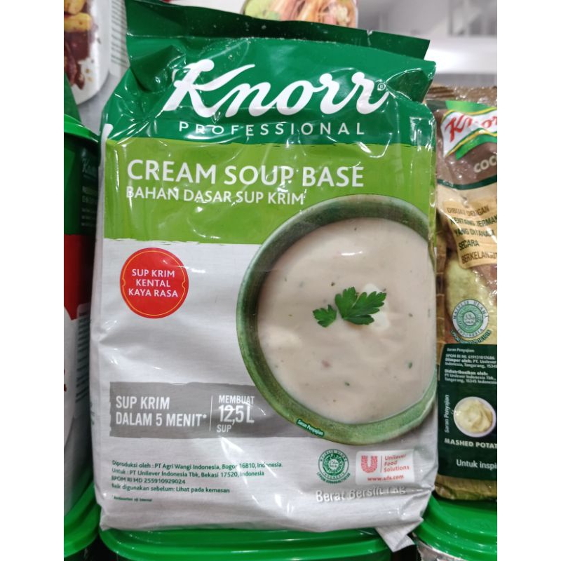 

Knorr cream soup base 1kg bahan dasar krim sup tepung untuk krim sop