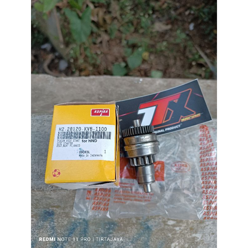 gear gigi pinion stater honda beat vario karbu beat fi stater kasar aspira astra otopart