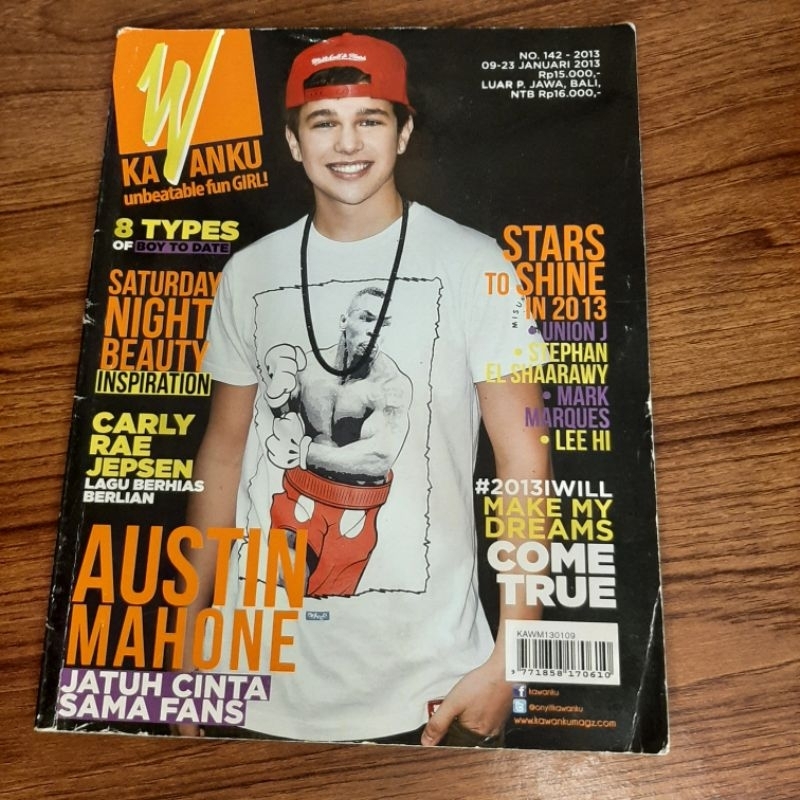 Majalah Kawanku Cover Edisi Austin Mahone
