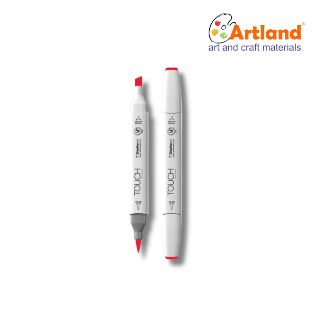 

TOUCH Twin Brush Marker ( B, G & P ) // Spidol Professional Dua Sisi