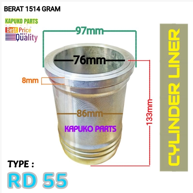 RD 55 CYLINDER LINER BORING UNTUK MESIN DIESEL KUBOTA